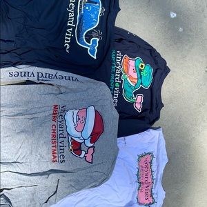 4 size medium vineyard Vines t shirts for kids
